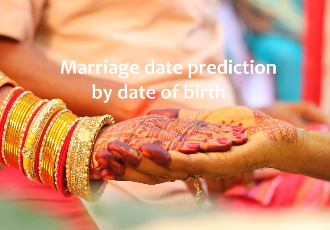 Marriage date prediction by date of birth