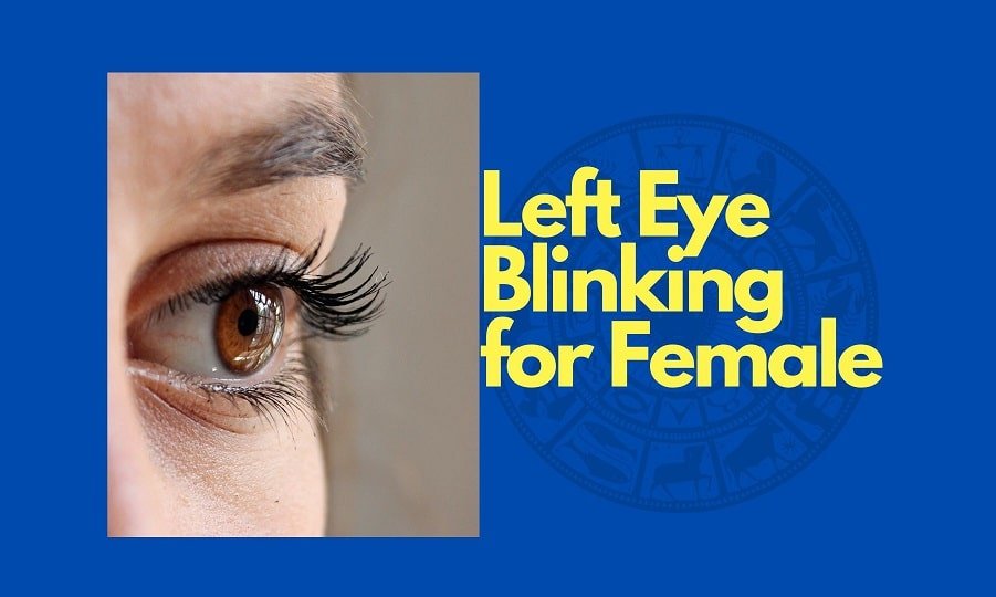 left eye blinking for female